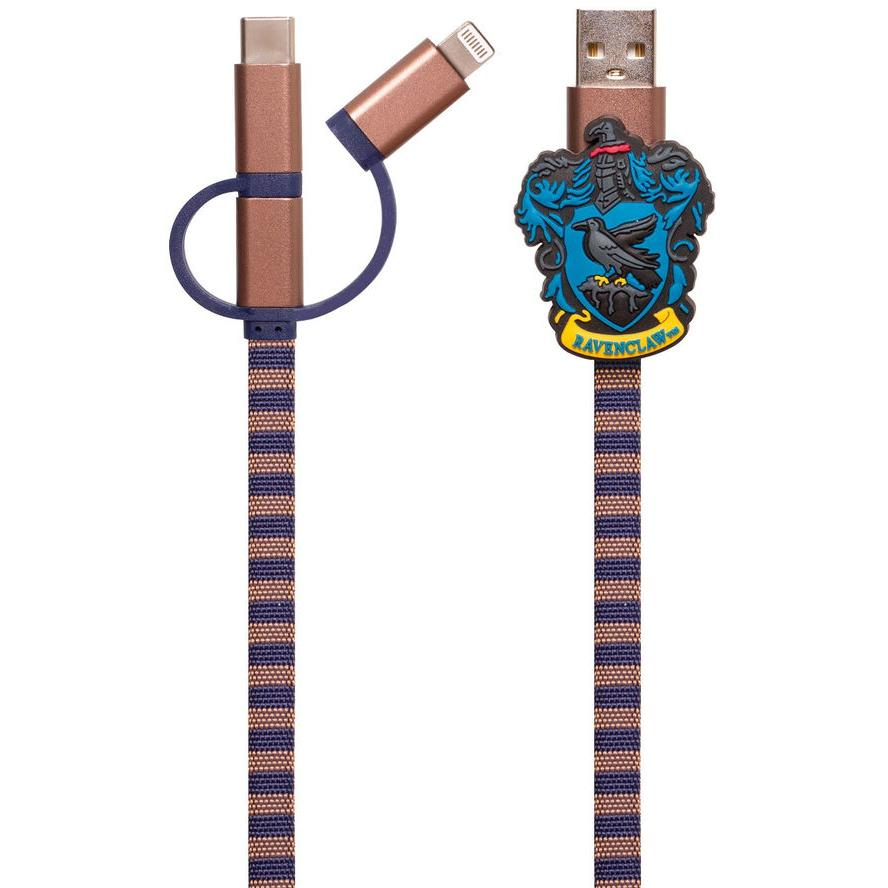 ThumbsUp! Ladekabel Ravenclaw      3in1 Lightning/Micro/USBC
