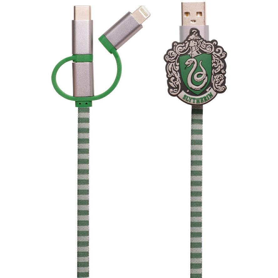 ThumbsUp! Ladekabel Slytherin      3in1 Lightning/Micro/USBC