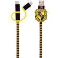 ThumbsUp! Ladekabel Hufflepuff     3in1 Lightning/Micro/USBC
