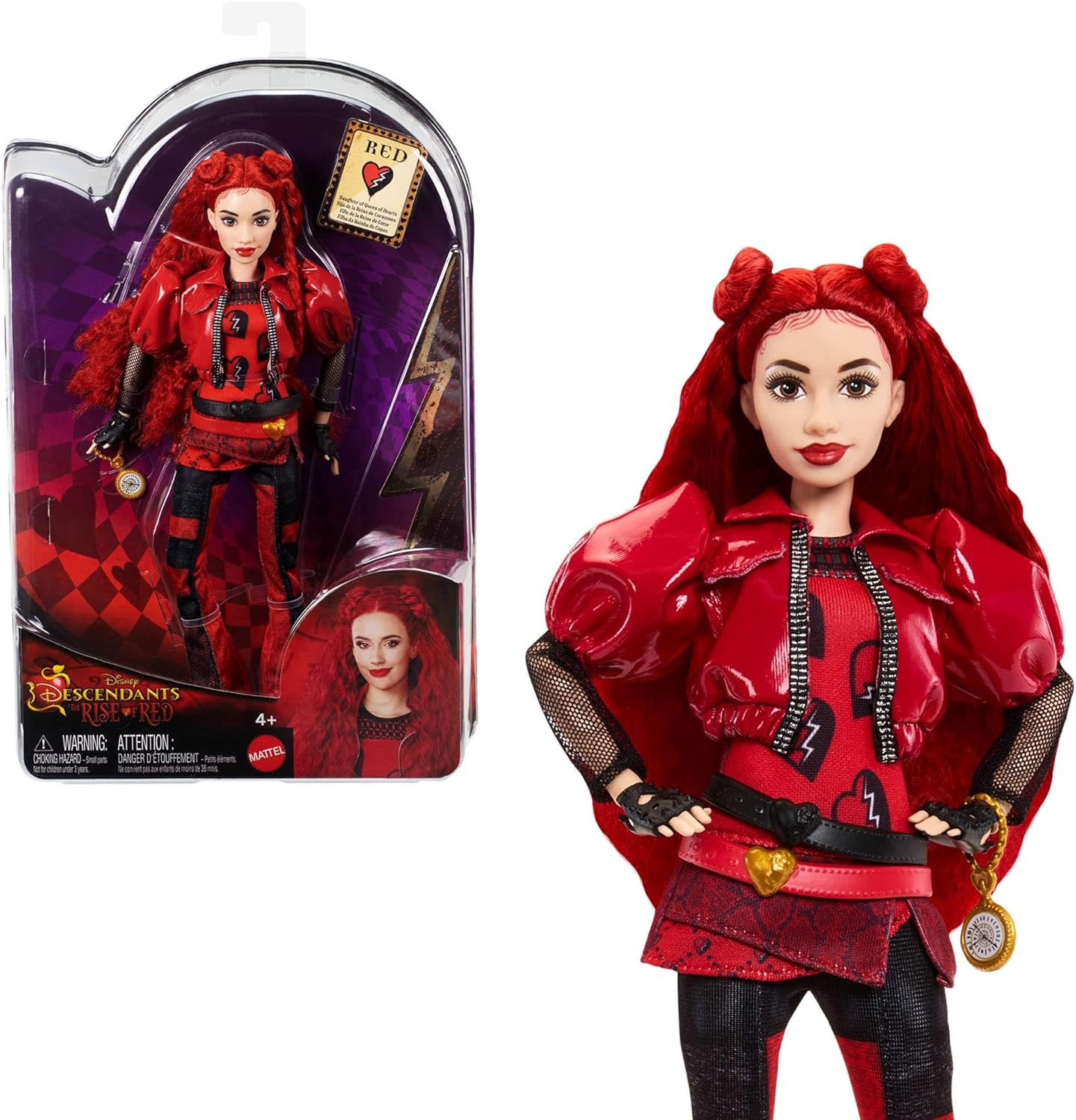 Descendants 4 Red Daughter of Queen of Hearts Fashion Doll