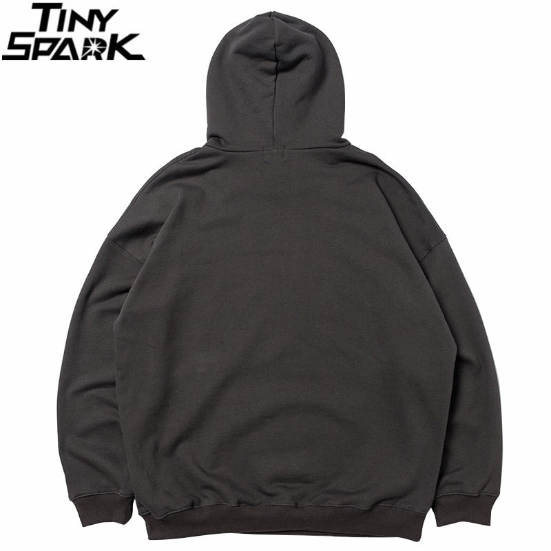 Men Hoodie Sweatshirt Hip Hop Streetwear Lightning Hoodie Pullover Harajuku Autumn Winter Fleece Hoodies Cotton Hipster