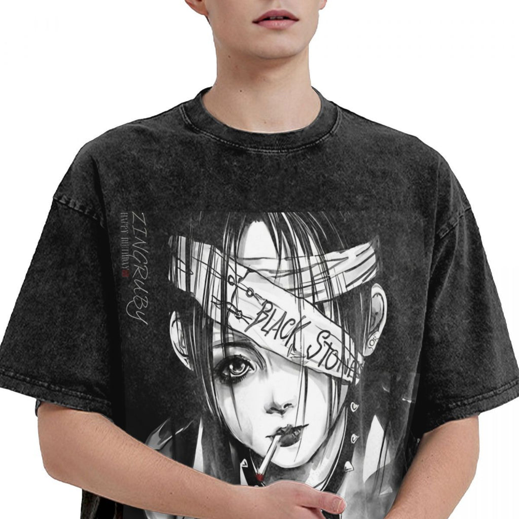 Washed t Shirt Nana Manga Art Fashion T-Shirts Osaki Anime K