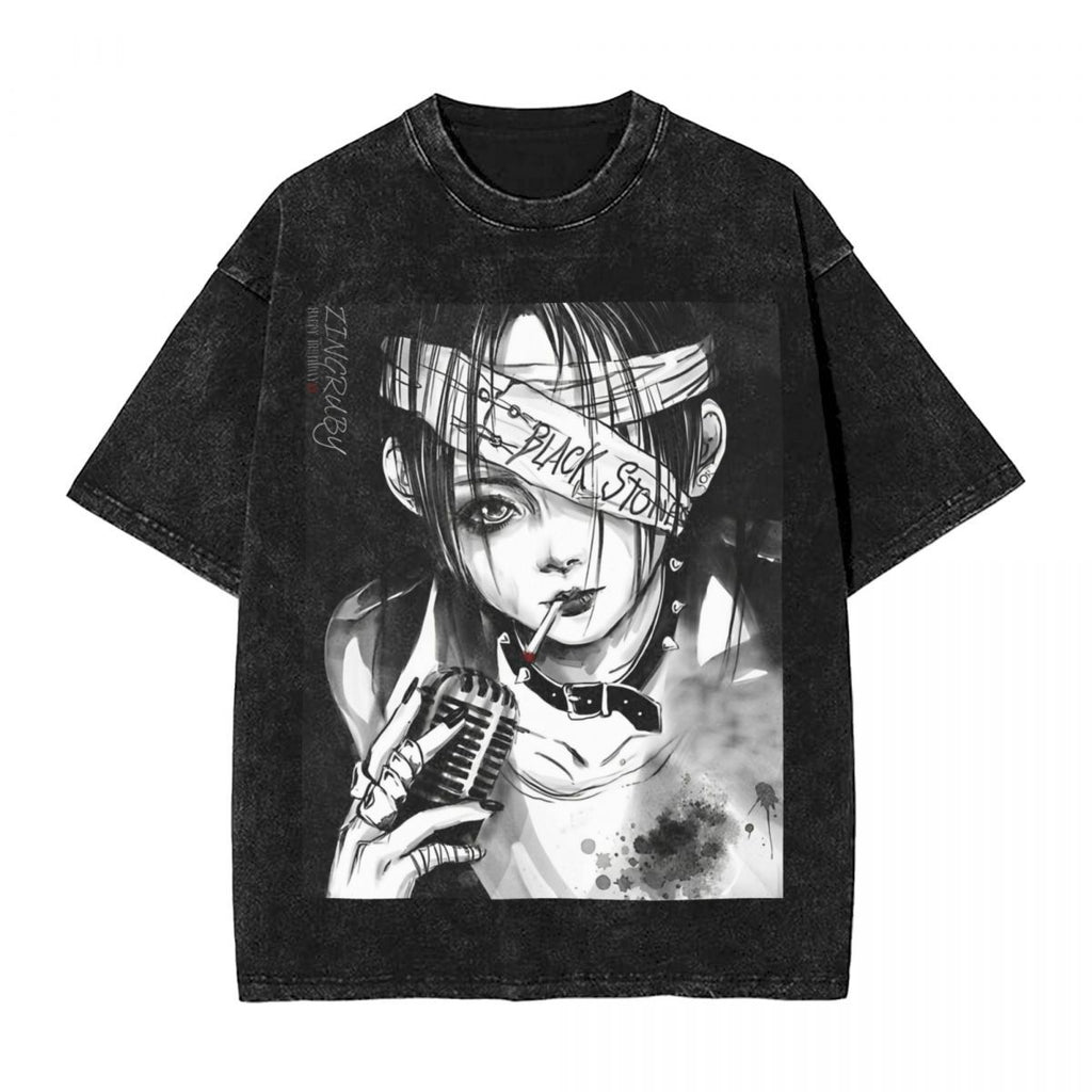 Washed t Shirt Nana Manga Art Fashion T-Shirts Osaki Anime K