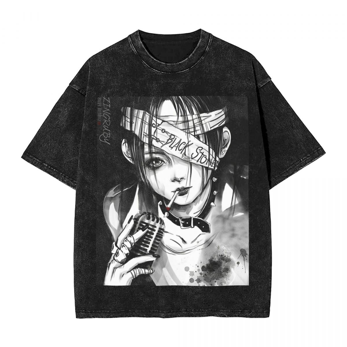 Washed t Shirt Nana Manga Art Fashion T-Shirts Osaki Anime K