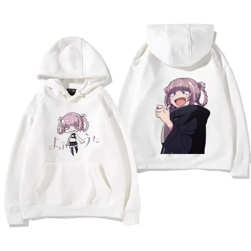 New Japanese anime Call of the Night hoodies Oversized Unisex personality Clothes sweatshirt Sports Graphic Fleece warm Casual