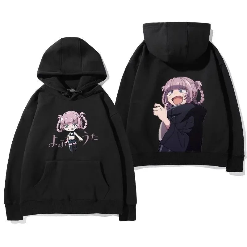 New Japanese anime Call of the Night hoodies Oversized Unisex personality Clothes sweatshirt Sports Graphic Fleece warm Casual