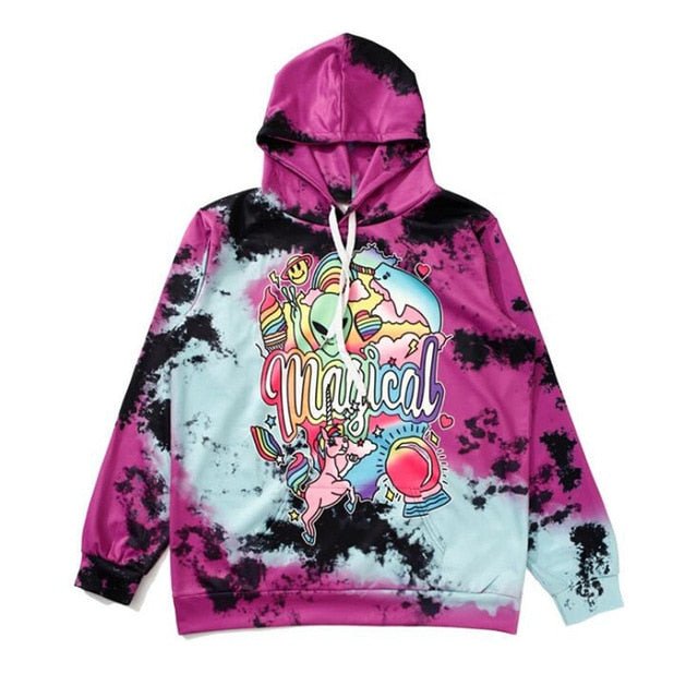 Digital 3D Printed Hoodies For Women Sweatshirt