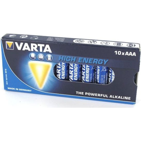 Varta Alkaline, 1.5 V, AAA Batéria na jedno použitie Alkalický (04903 121 111)-0