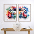 Gaming Poster Set of 2 · Gaming Wall Art · Gaming Room Decor · Gamer Gift · Video Game · Wall Decor · Esports Game · Decor Print · without Frame