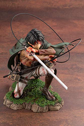 Attack On Titans Levi Ackerman Fighting Blood Figure