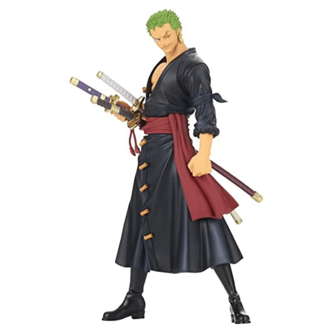 One Piece Zoro 3 Swords Style 2 Basic Pose Figure