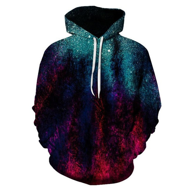 Galaxy Hoodie mit Weltraum-Print